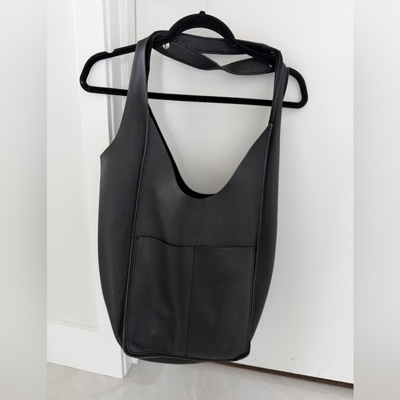 Rag & Bone Logan Black Leather Shopper Tote Shoulder Bag - Picture 15 of 16
